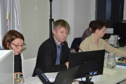 Podžupan Jure Pezdirc ob vodenju seje občinskega sveta